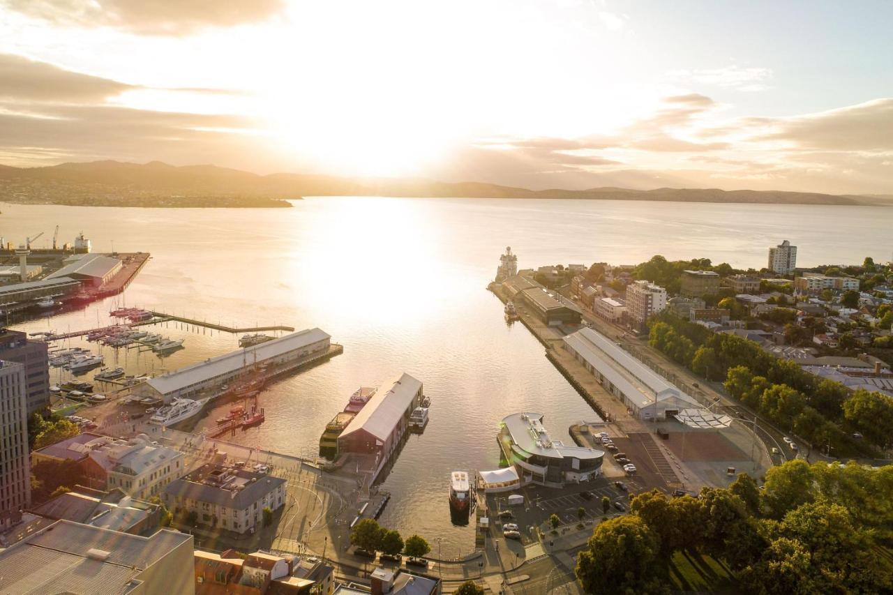 The Tasman, A Luxury Collection Hotel, Hobart Esterno foto Aerial view of the Hobart waterfront